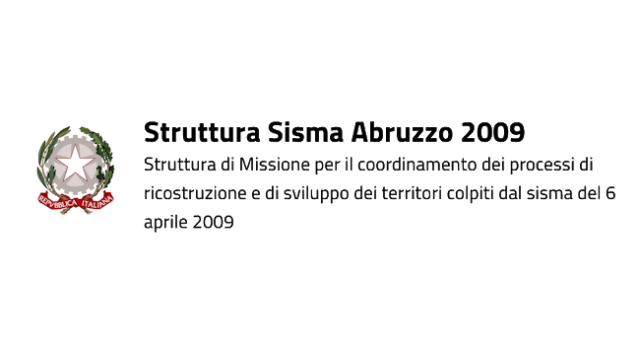 PCM - Struttura di missione per il coordinamento dei processi di ricostruzione e sviluppo dei territori colpiti dal sisma 6 aprile 2009 - Partner
